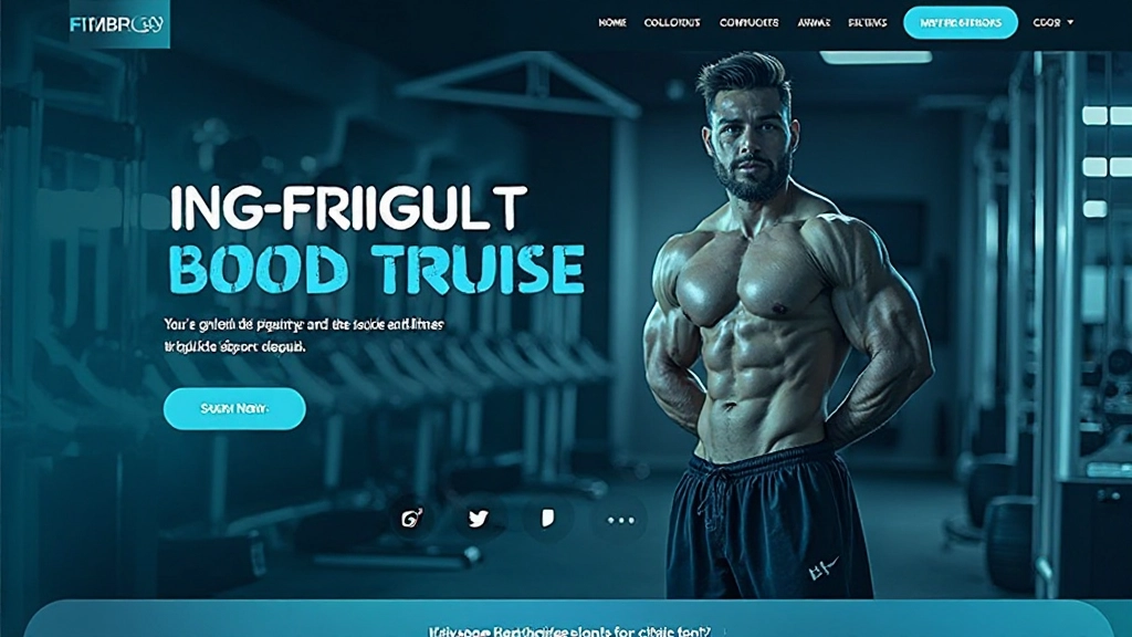 Local gym website redesign project